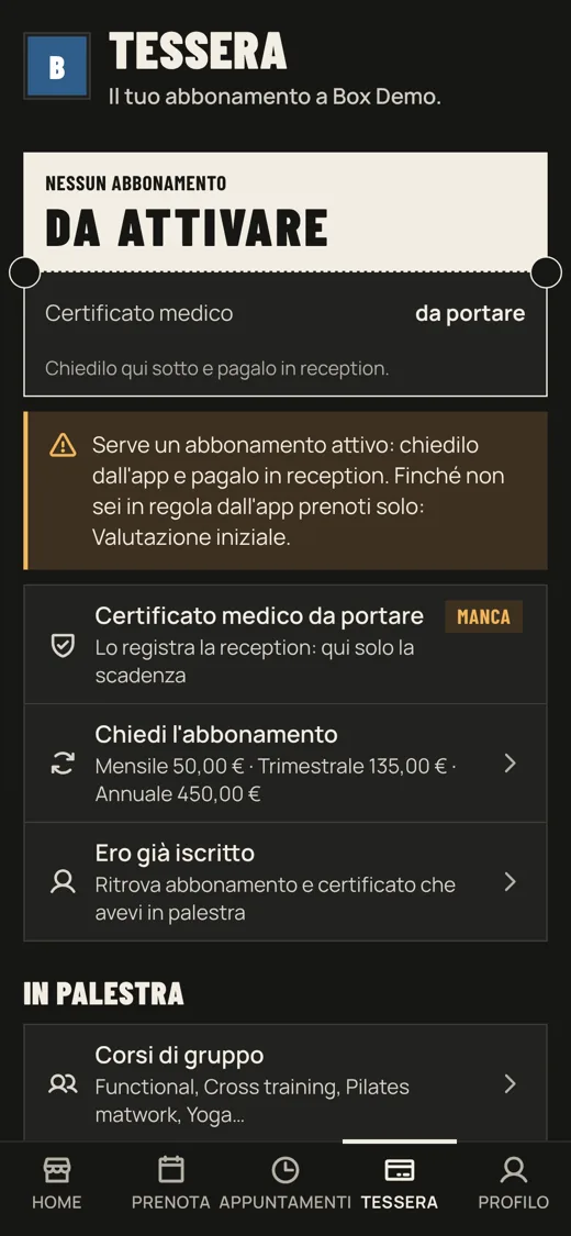 Corsi, posti e lista d'attesa. Da soli.