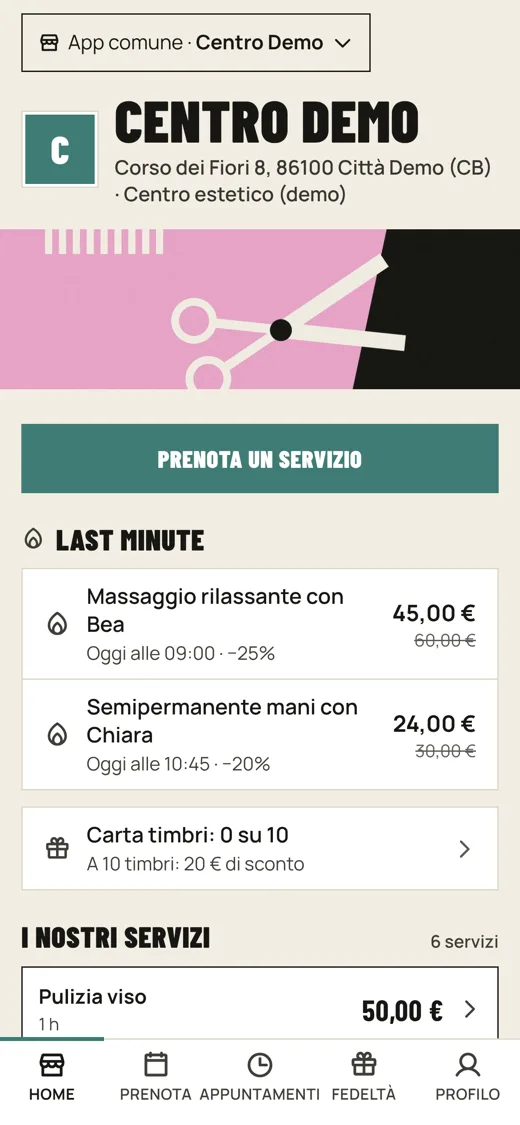 App del centro