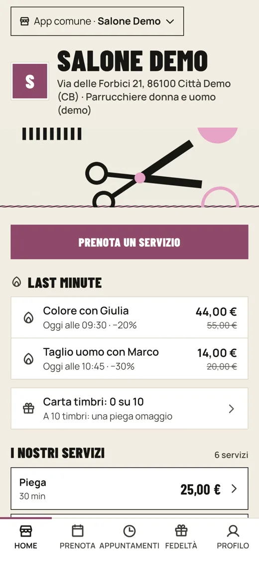 App del salone