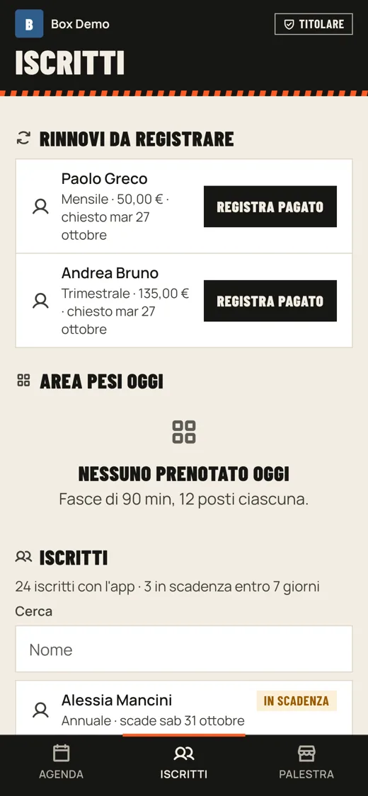 Abbonamenti, certificati, presenze. Tutto in regola.
